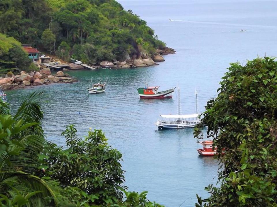 Deck Da Villa Pousada Ubatuba Buitenkant foto