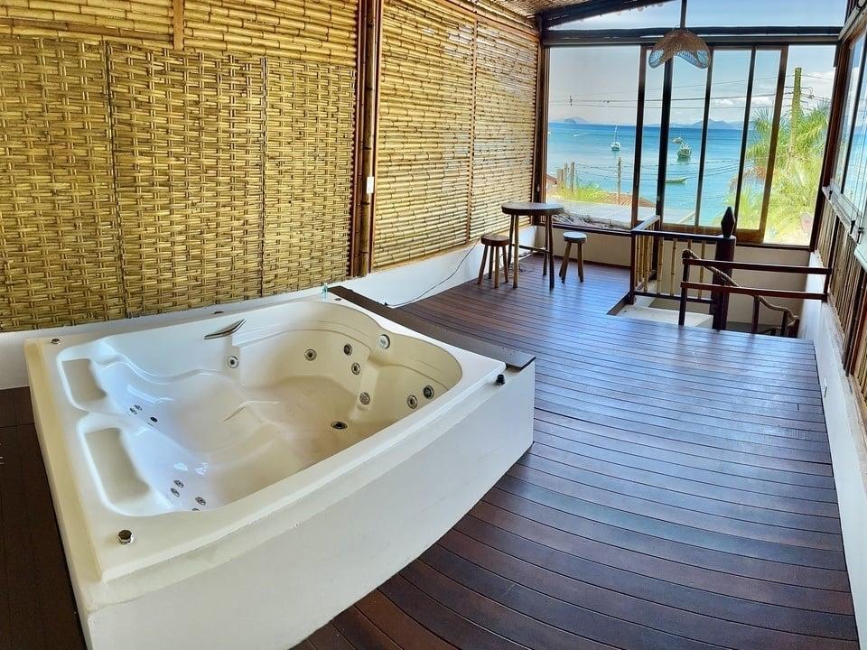 Deck Da Villa Pousada Ubatuba Buitenkant foto