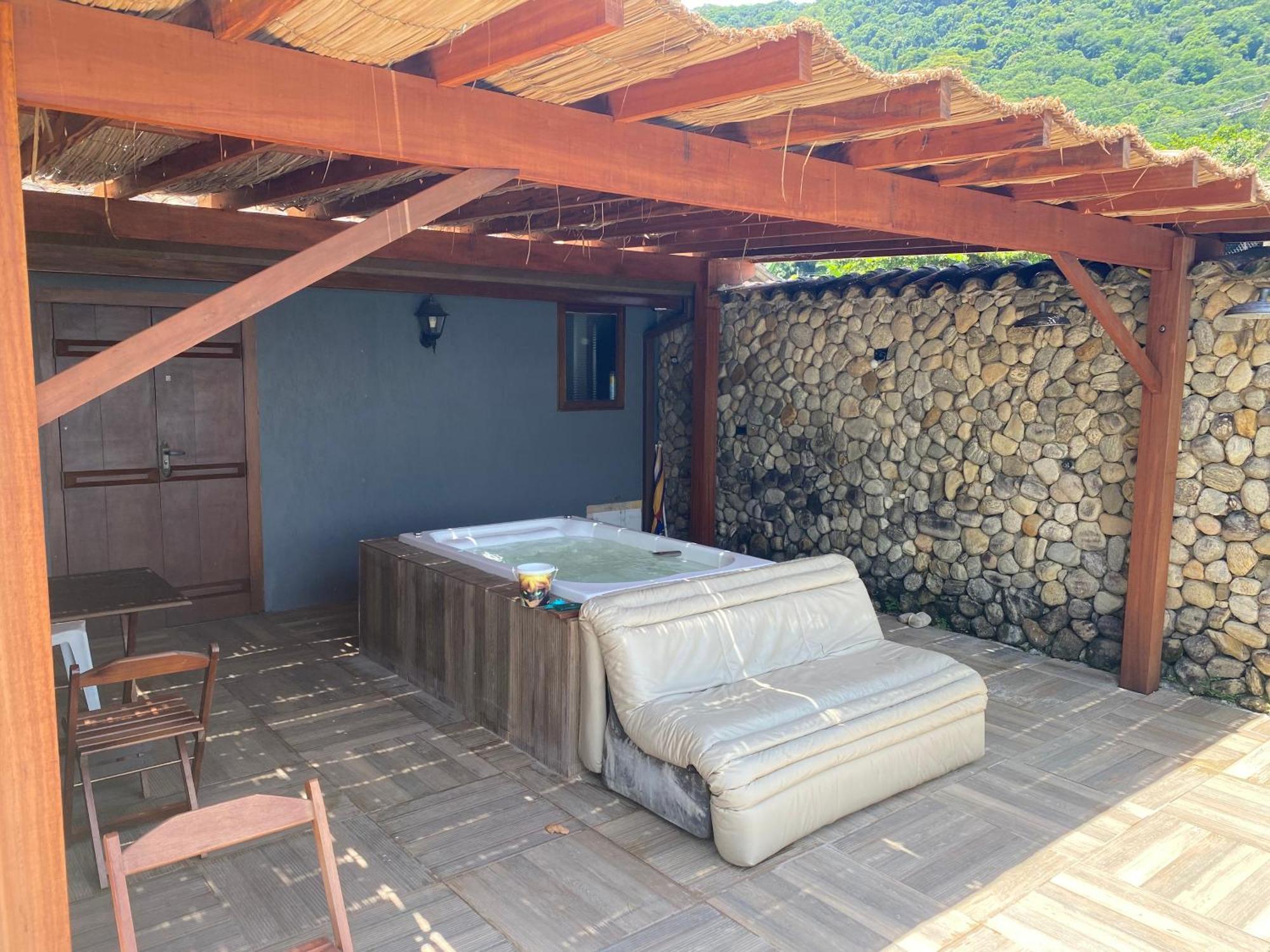Deck Da Villa Pousada Ubatuba Buitenkant foto