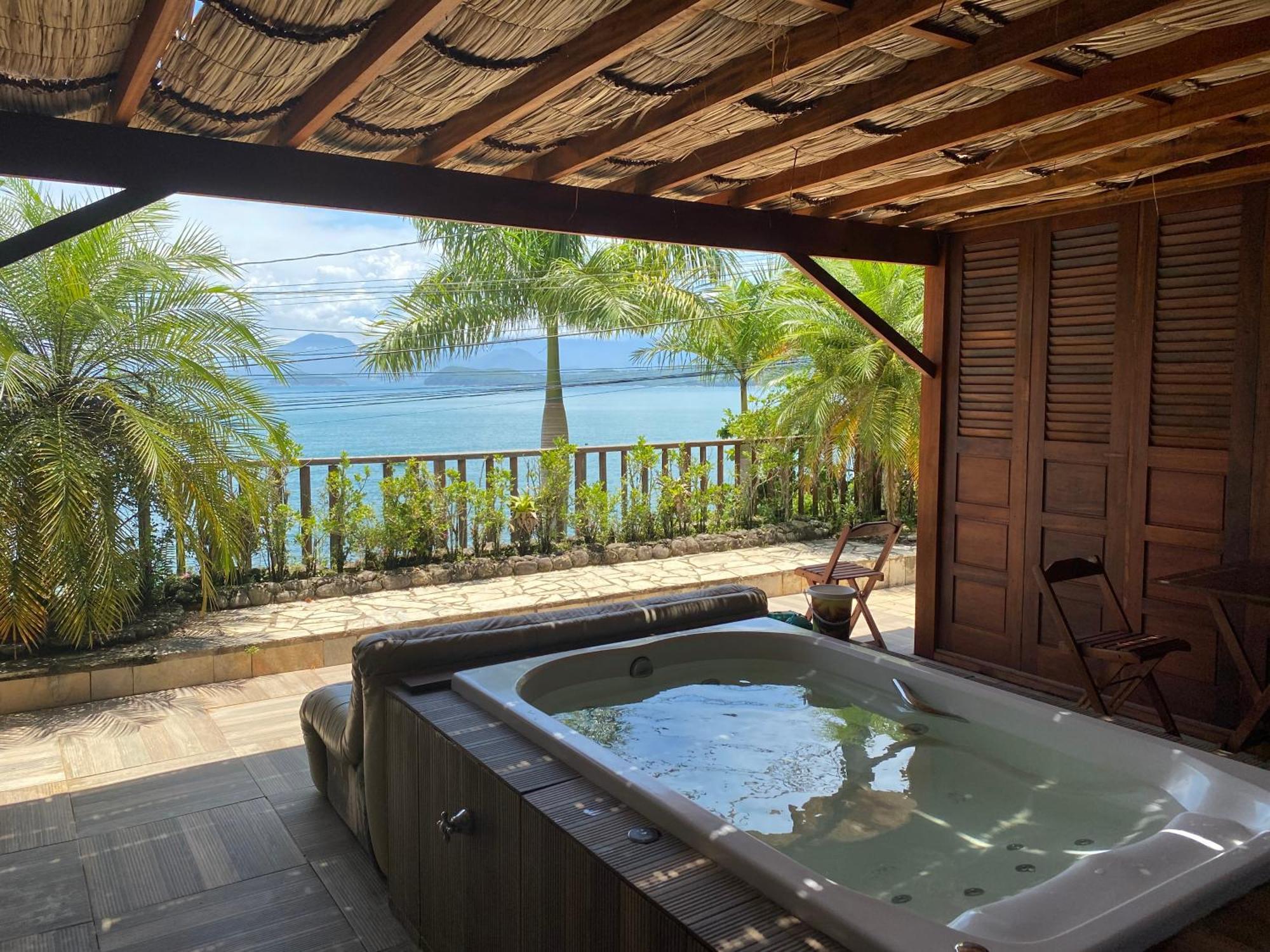 Deck Da Villa Pousada Ubatuba Buitenkant foto