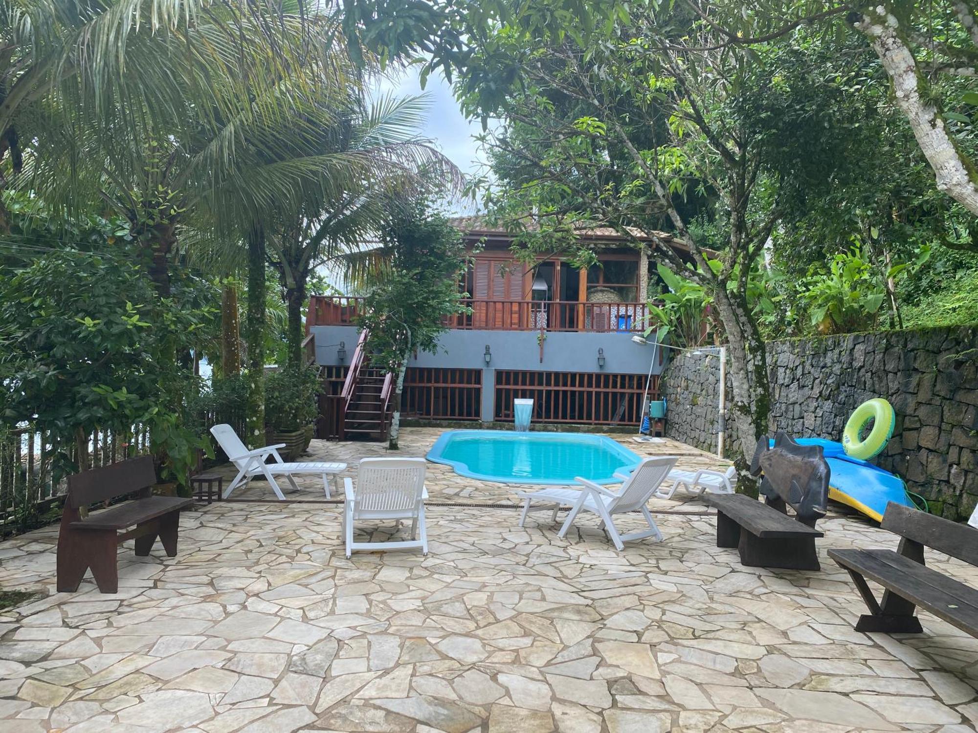Deck Da Villa Pousada Ubatuba Buitenkant foto